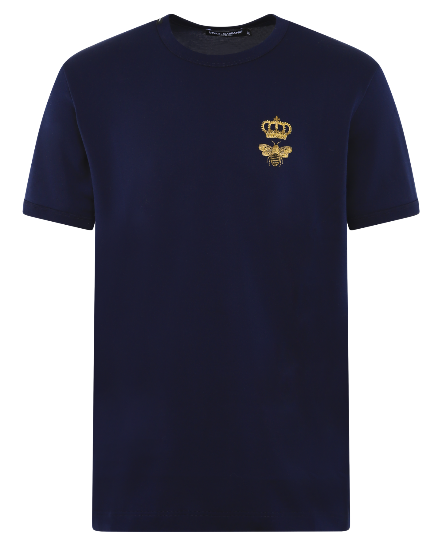 Heren Embroided T-Shirt Blauw