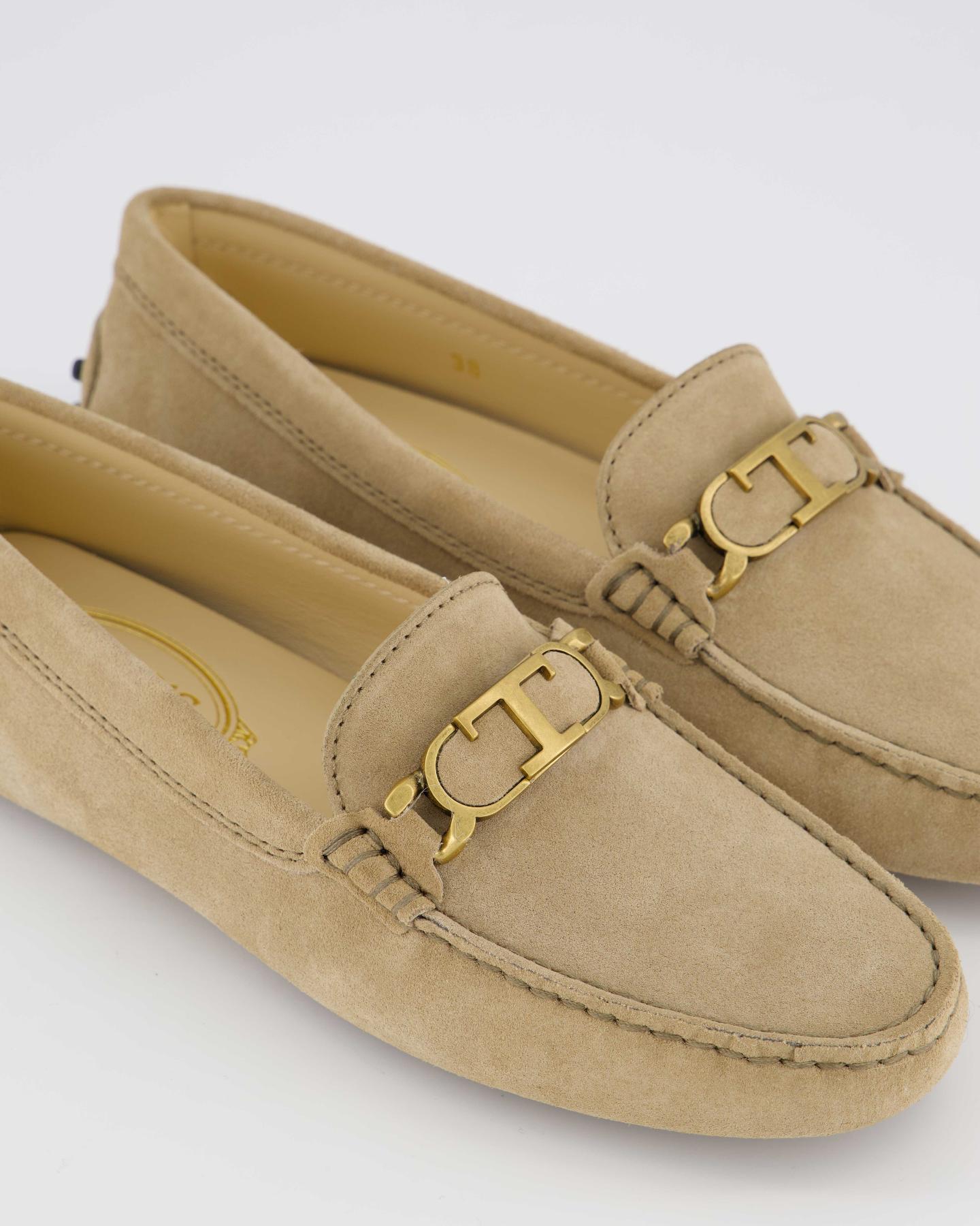 Dames Gommino Driving Loafer Beige