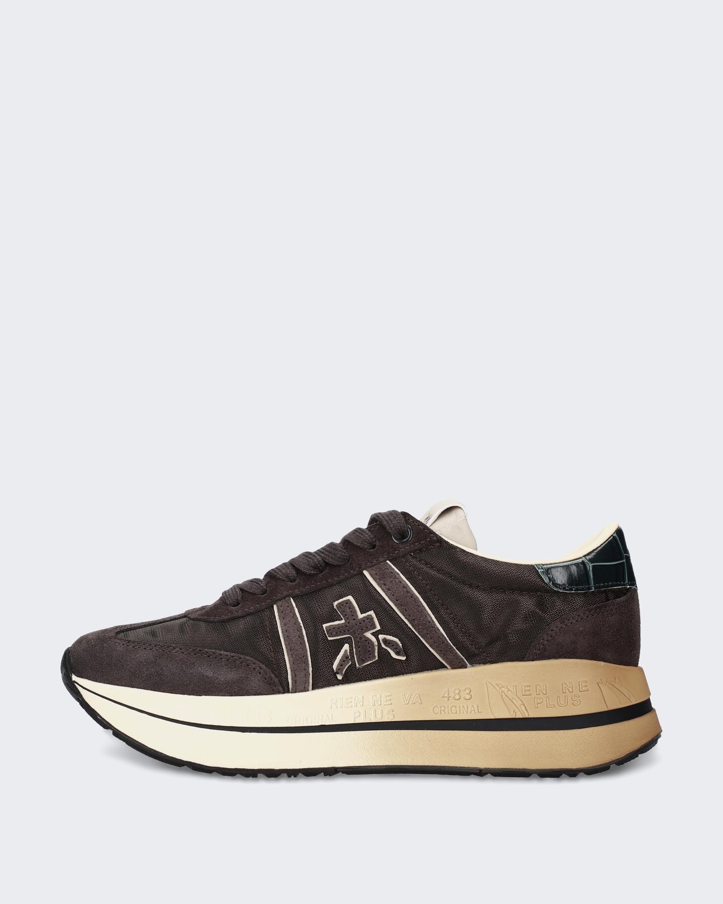 Premiata Dames Sneaker - Bethcoin-Brown Bruin - Eleganza.nl