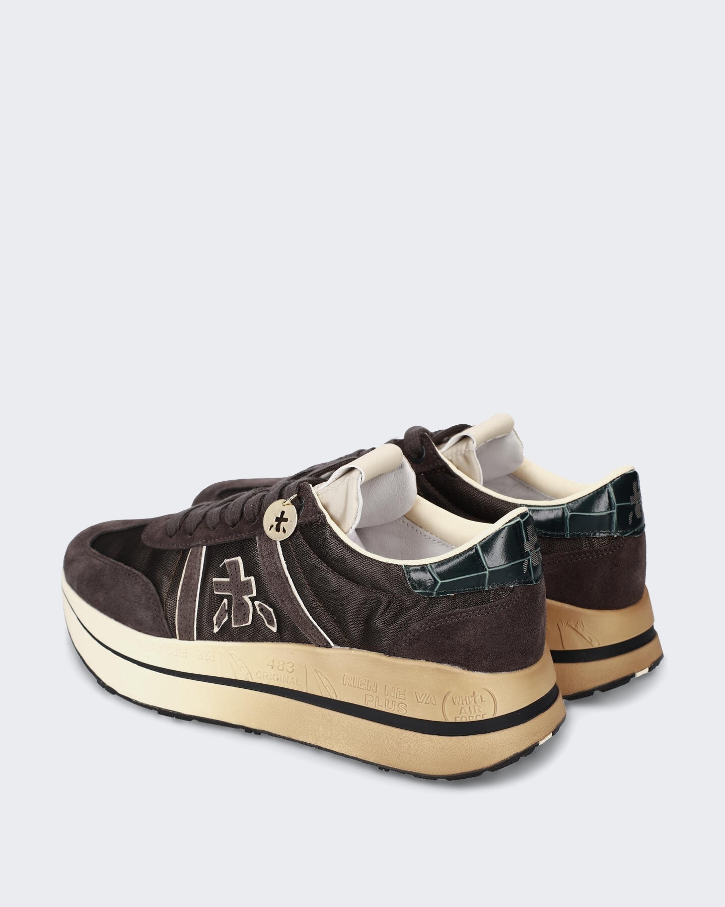 Premiata Dames Sneaker - Bethcoin-Brown Bruin - Eleganza.nl