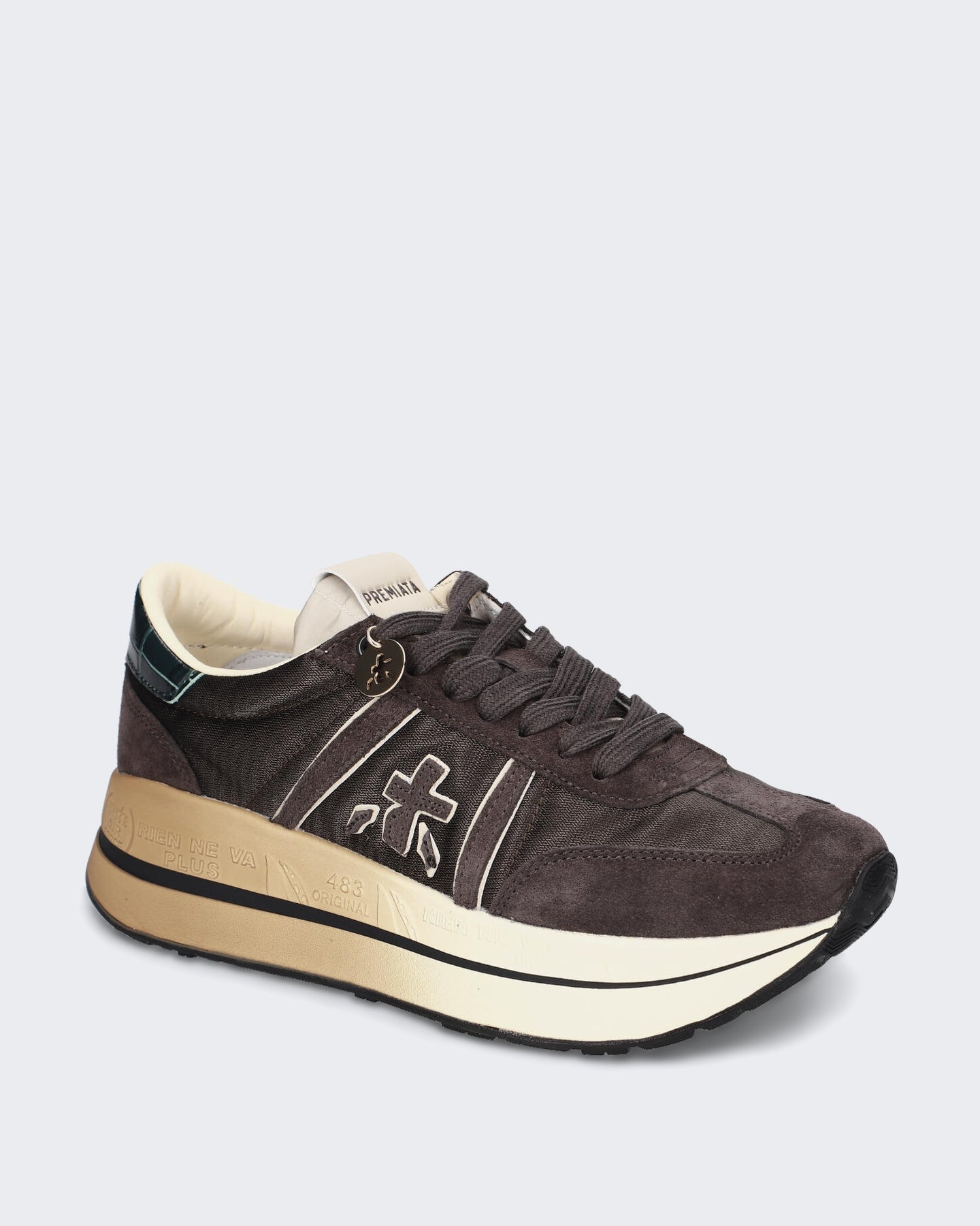 Premiata Dames Sneaker - Bethcoin-Brown Bruin - Eleganza.nl