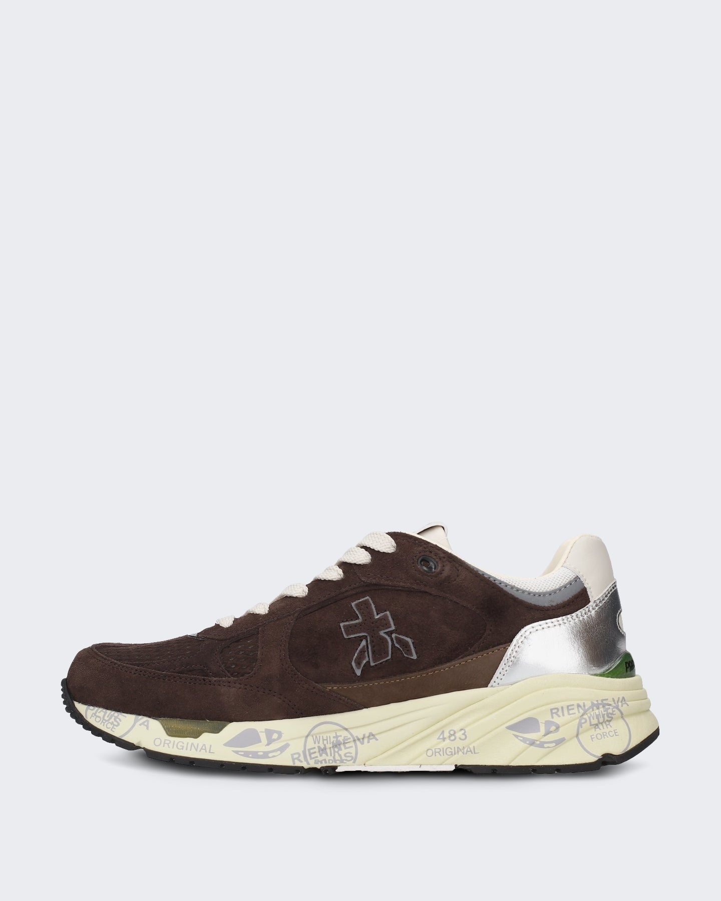 Premiata Dames Sneaker - Mased-Brown Bruin - Eleganza.nl