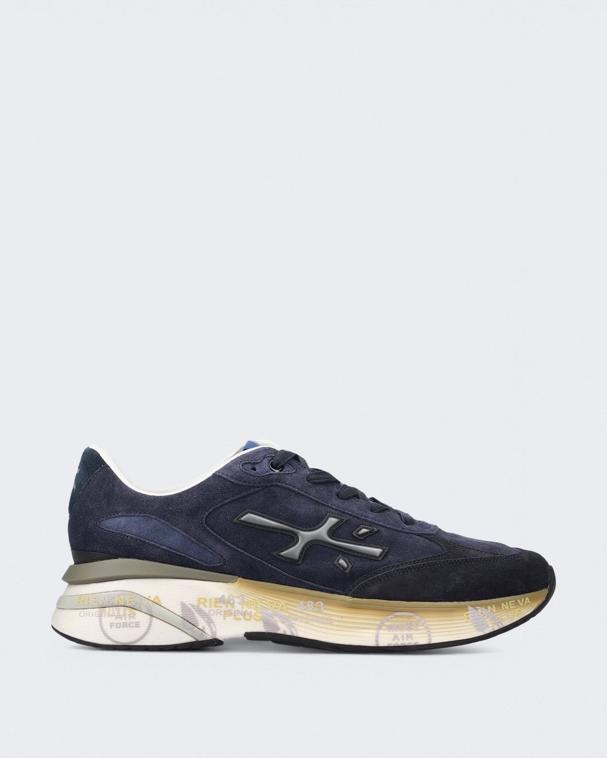 Premiata Heren Moerun Sneaker Blue - Eleganza.nl