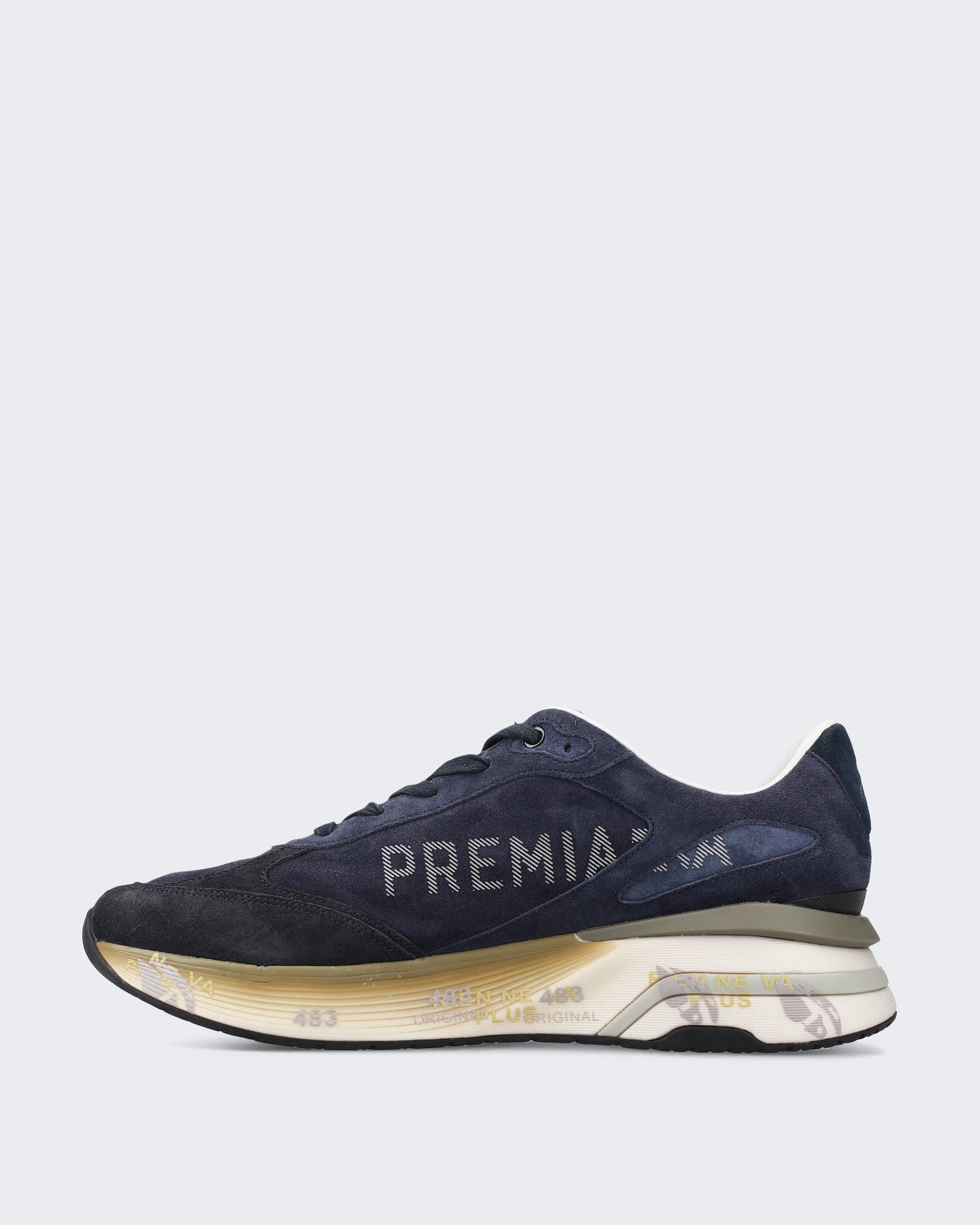 Premiata Heren Moerun Sneaker Blue - Eleganza.nl