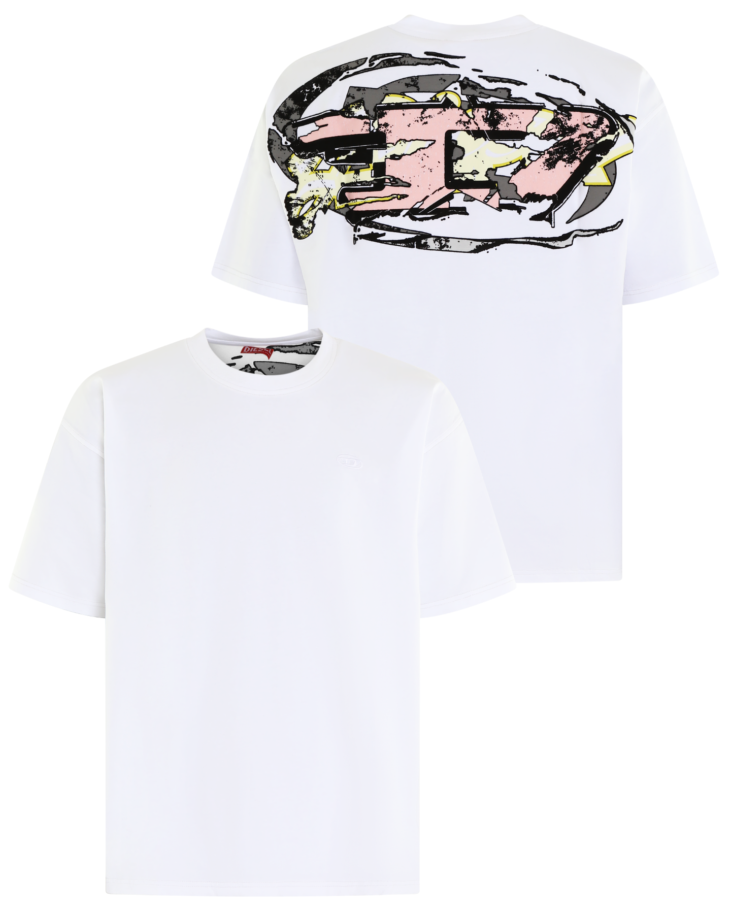 Heren T-Boxt-T24 T-Shirt Wit