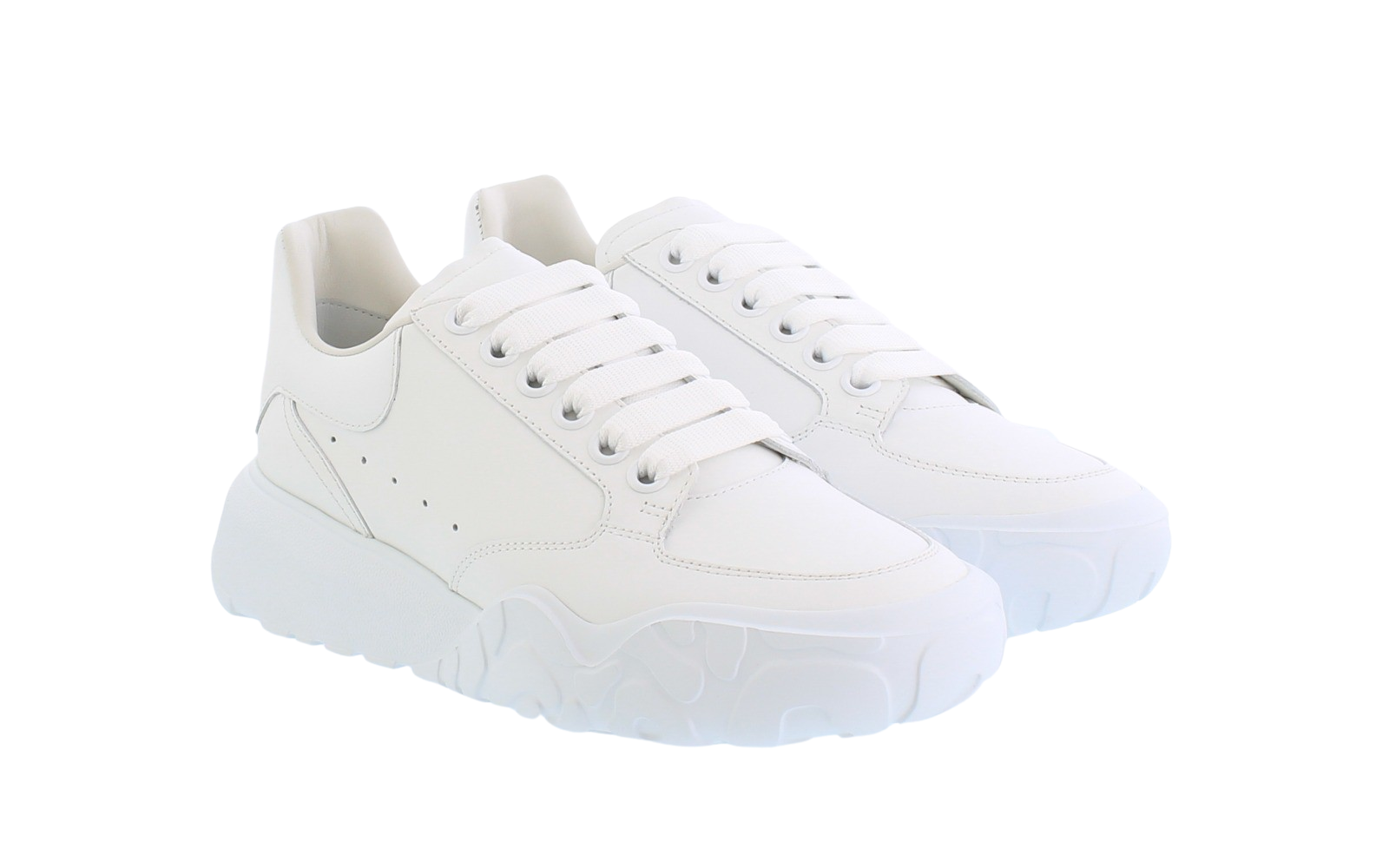 Alexander McQueen Dames New Court wit Eleganza