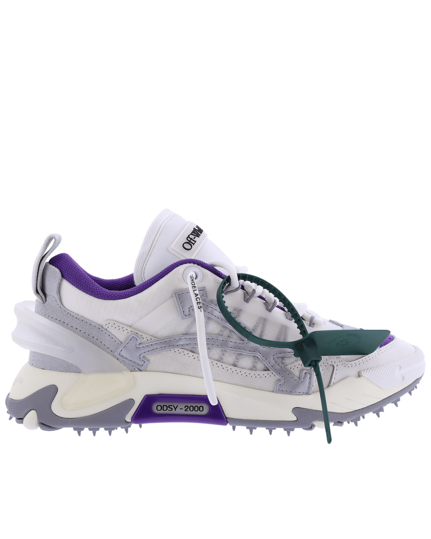 Dames Odsy-2000 Sneaker Wit/Paars