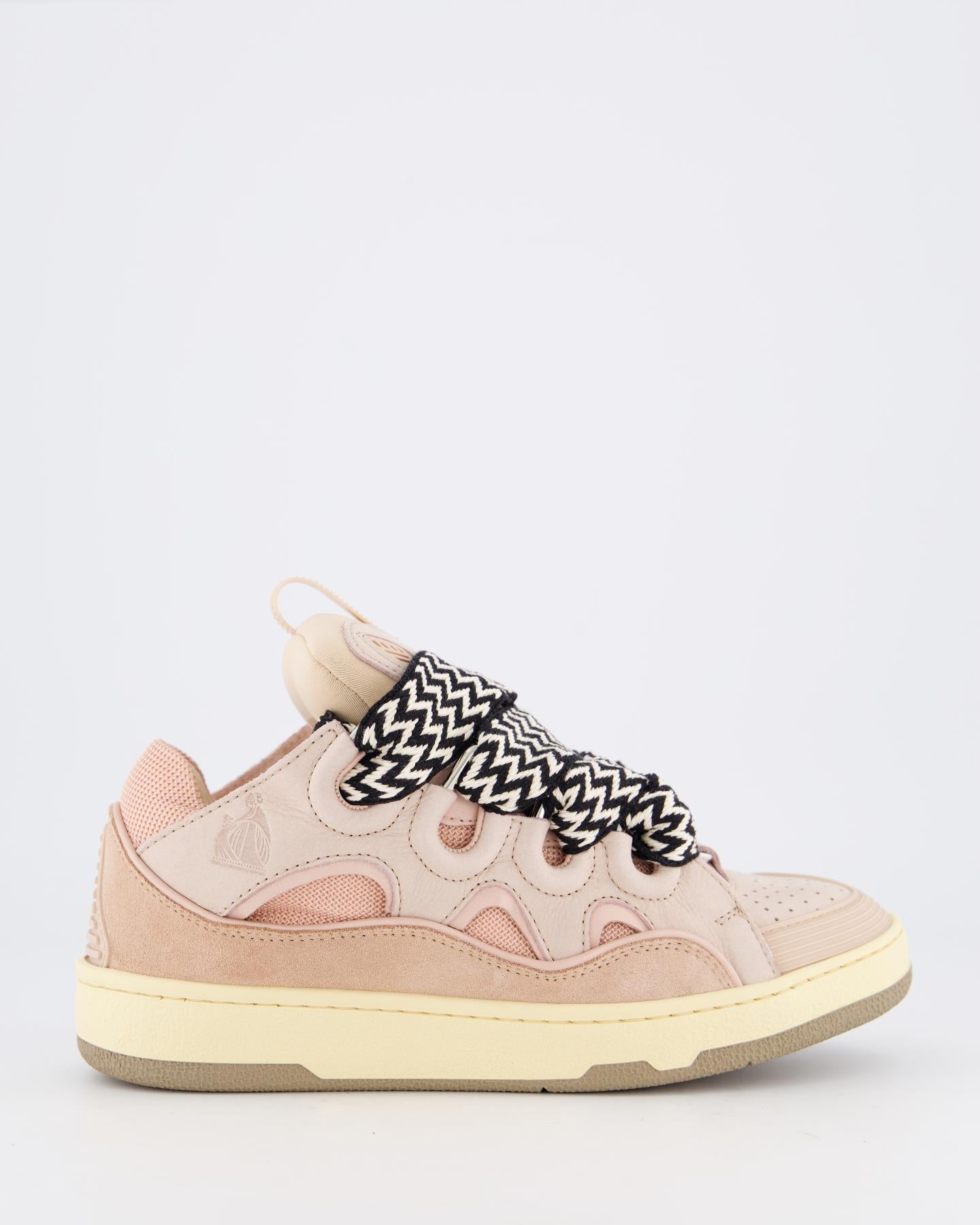 Dames Curb Sneakers Wit/Multi