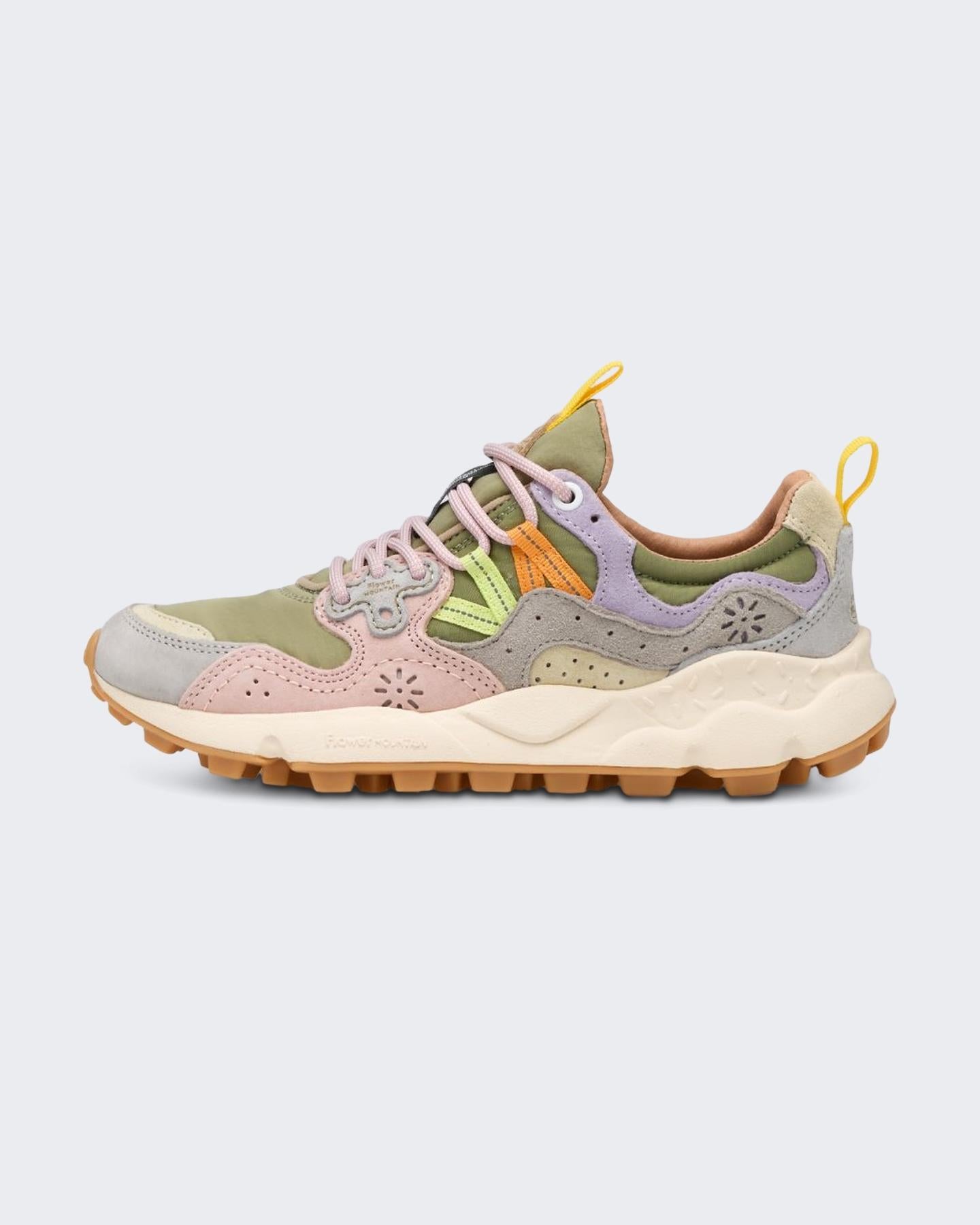 Dames Yamano 3 Sneaker Beige/Groen