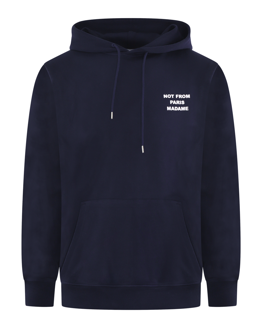 Heren Slogan Hoodie Blauw