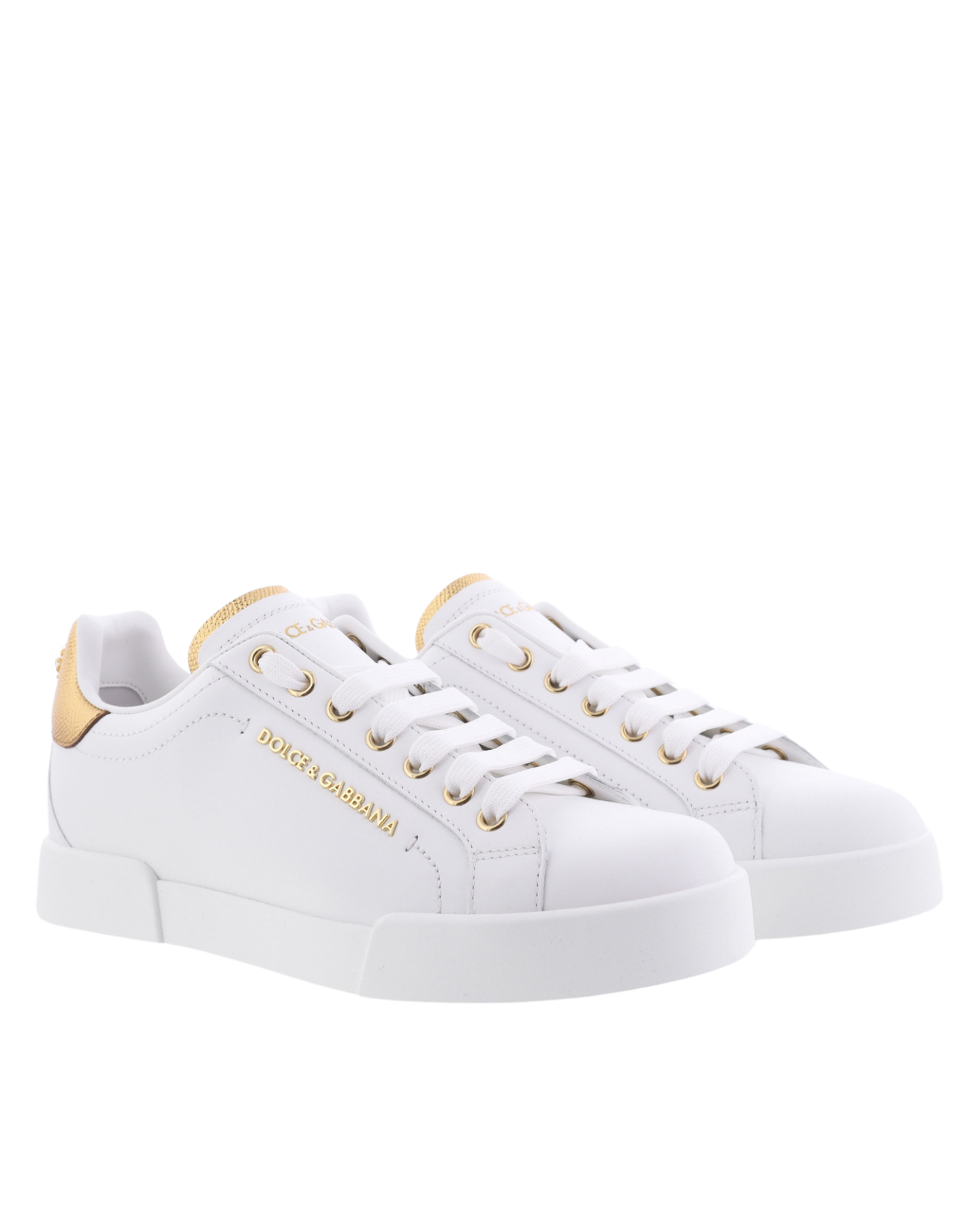 Dames Portofino Sneaker Wit/Goud