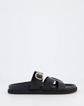 Atelier Verdi Damen Sara Slipper Schwarz