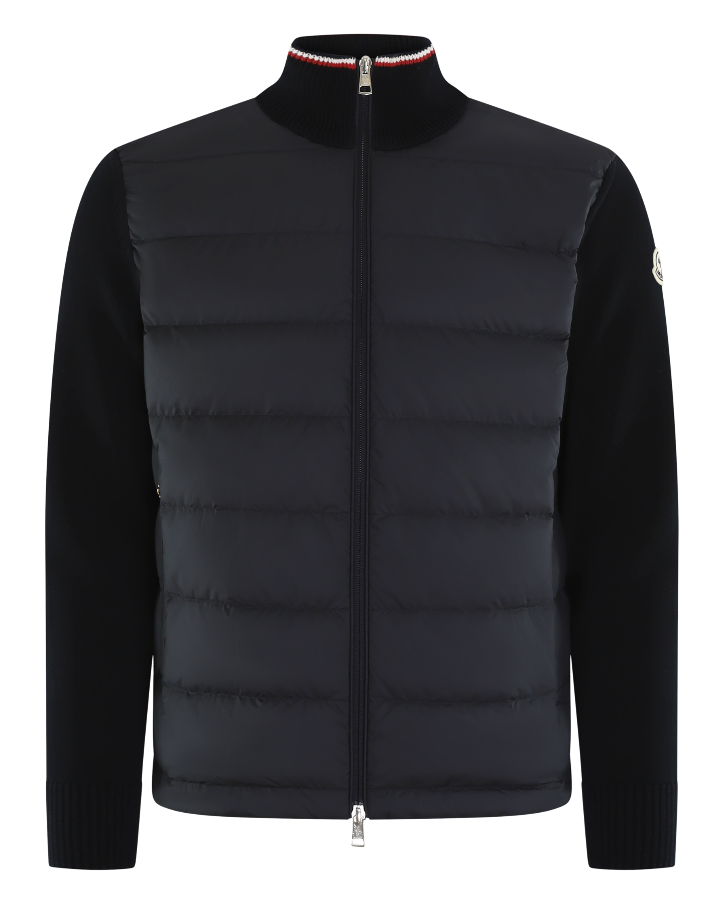 Heren Padded Zip Up Jacket Zwart