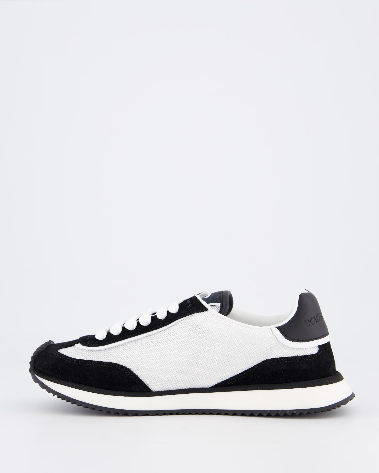 Dames Cushion Sneaker Wit/Zwart