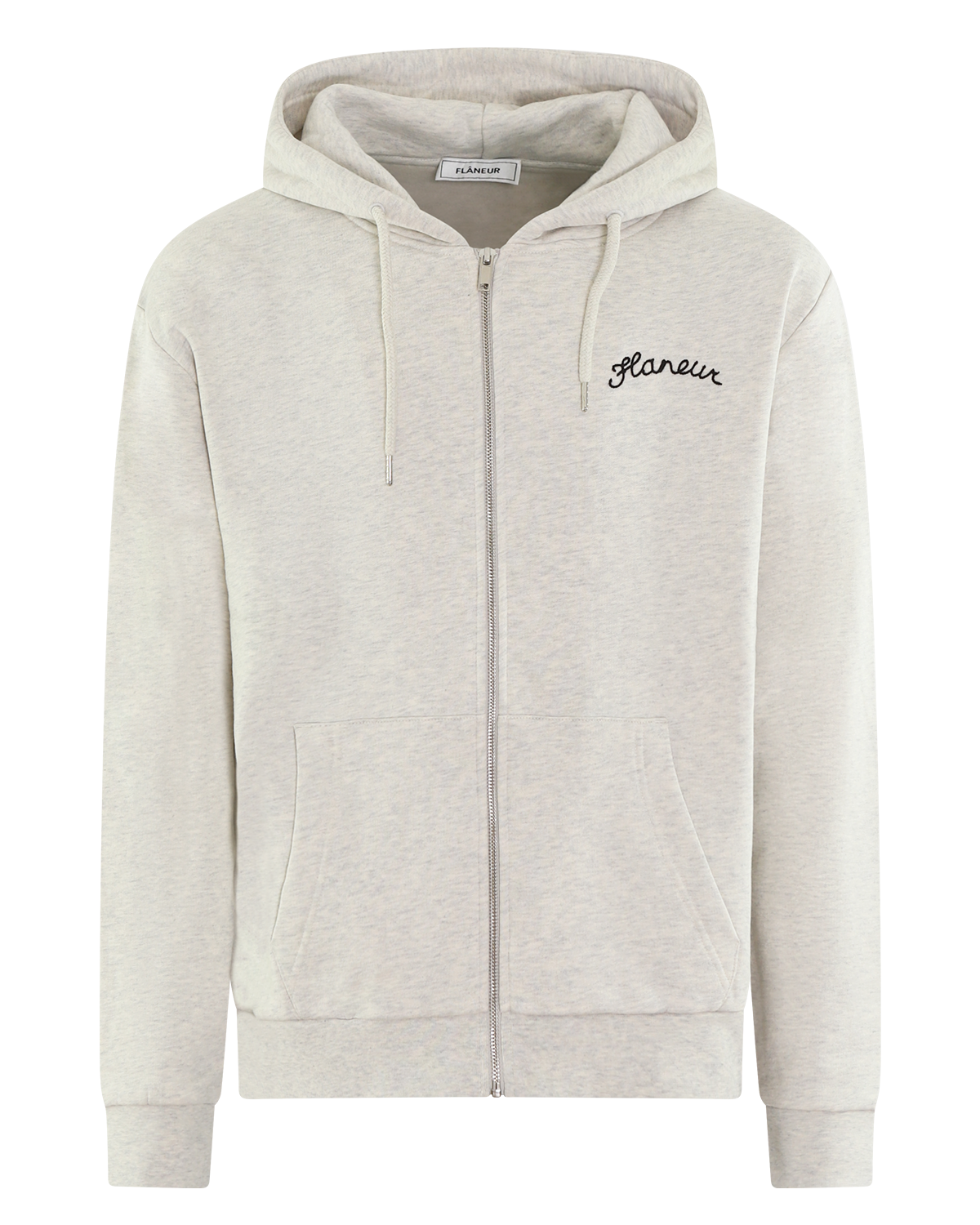 Heren Signature Zip-Up Hoodie Grijs