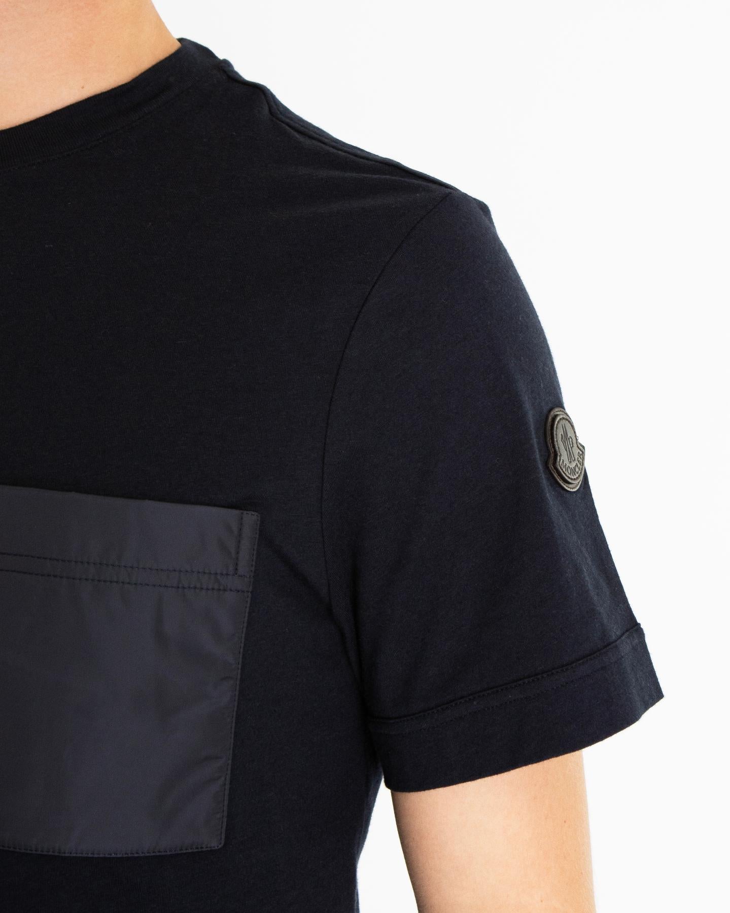 Heren Pocket T-Shirt Zwart