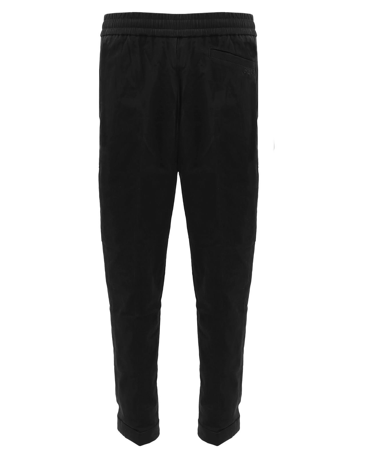 Heren Slim Cotton Trouser Zwart