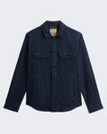 Heren Linen Blend Safari Overshirt G — huidige kleur