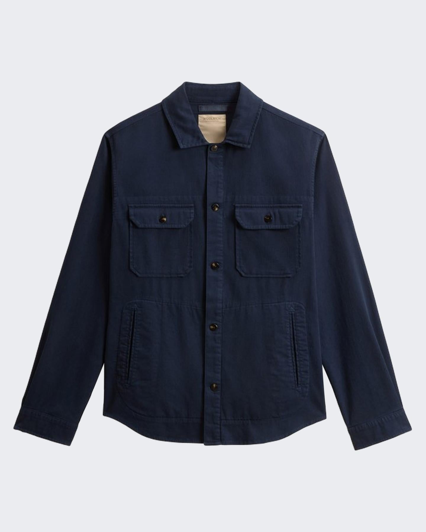 Heren Linen Blend Safari Overshirt G