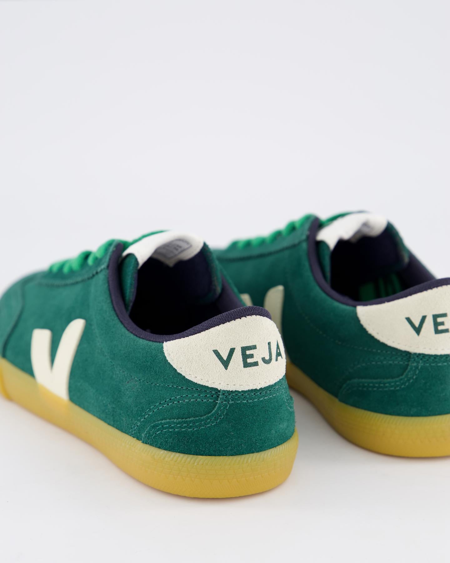 Dames Volley Suede Sneaker Groen