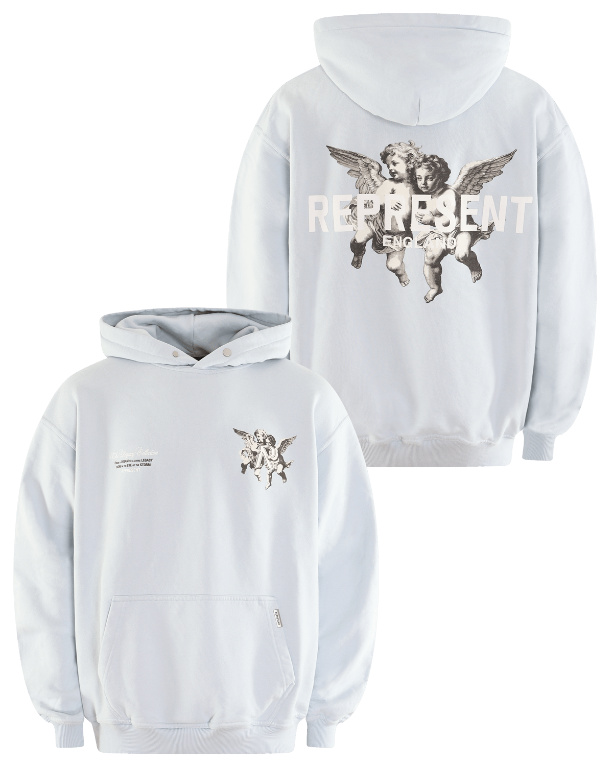 Represent Heren Legacy Cherubs Hoodie - Eleganza.nl
