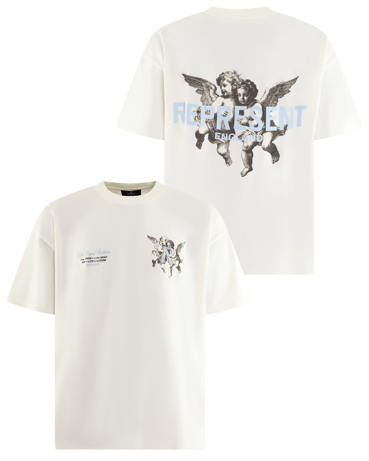 Represent Heren Legacy Cherubs T-Shirt - Eleganza.nl