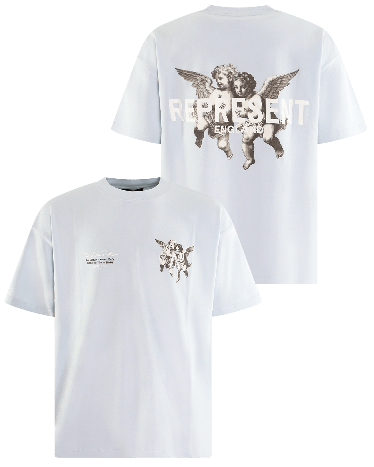 Represent Heren Legacy Cherubs T-Shirt - Eleganza.nl