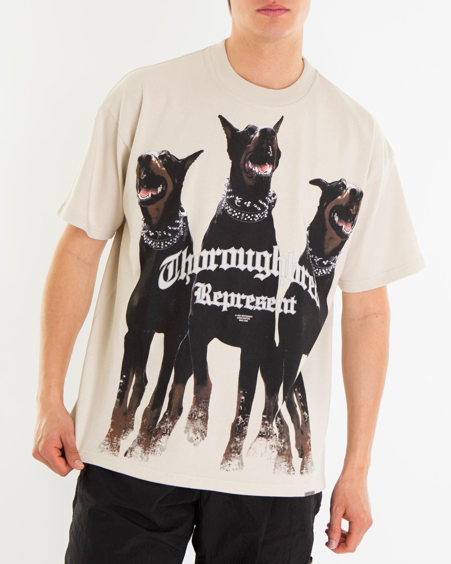 Represent Heren Thoroughbred T-Shirt Bruin - Eleganza.nl
