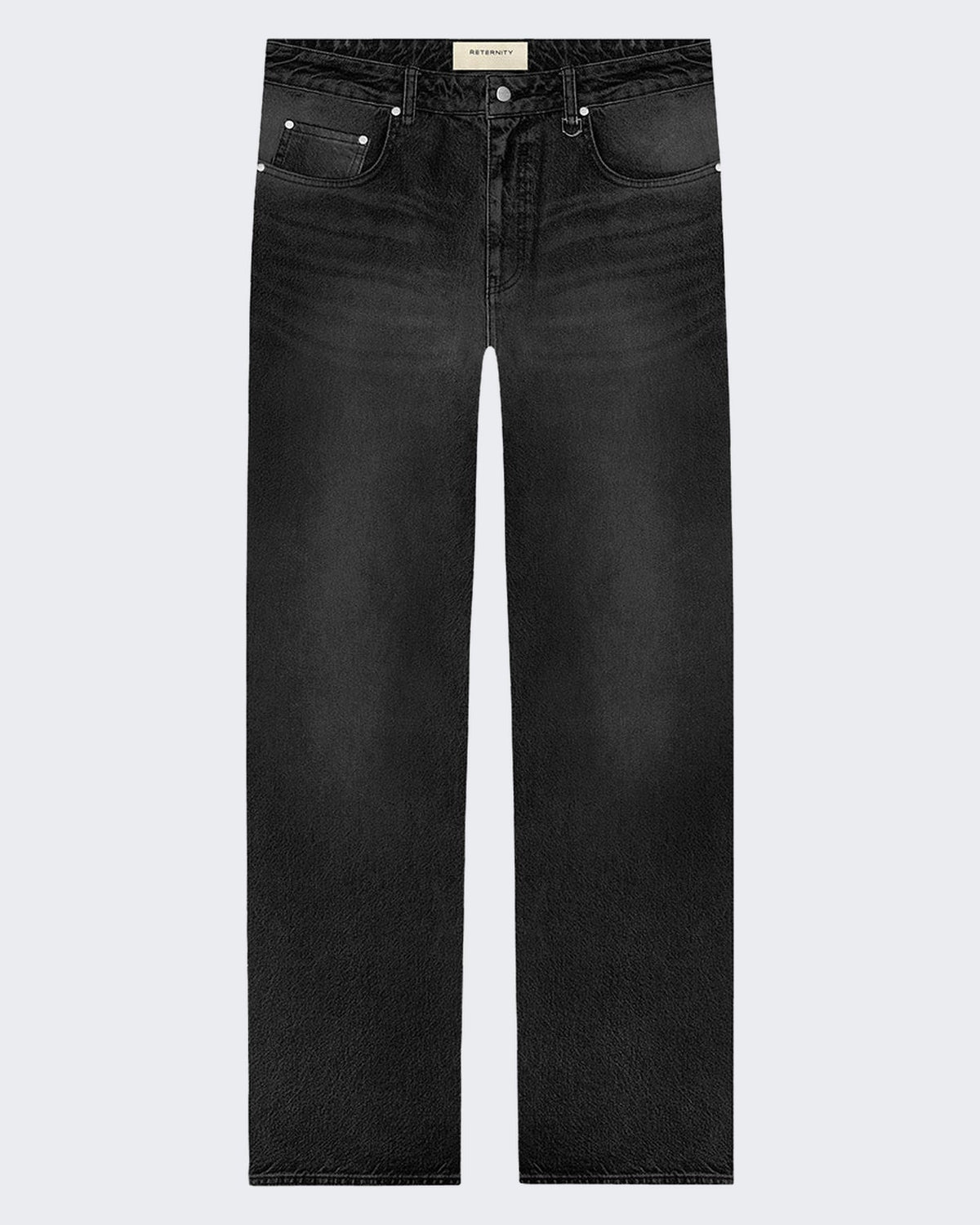Reternity Heren Essential Straight Fit Denim Washed Black - Eleganza.nl