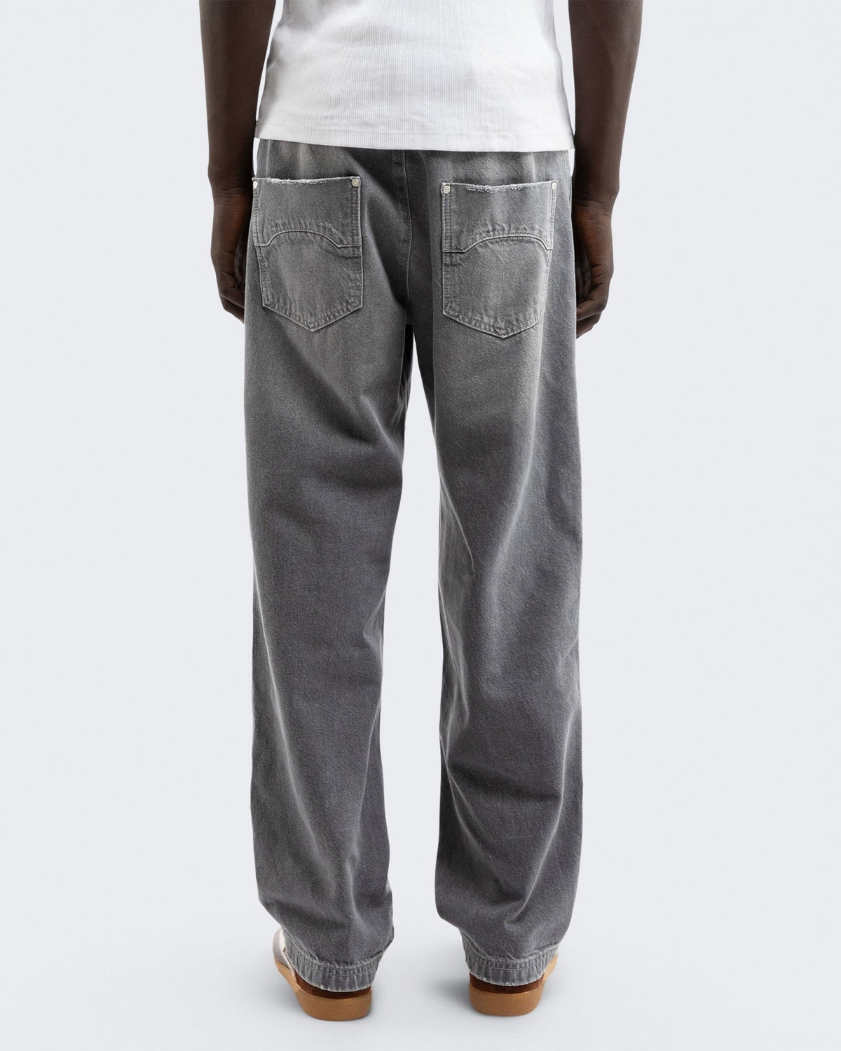 Reternity Heren Essential Straight Fit Denim Washed Grey - Eleganza.nl