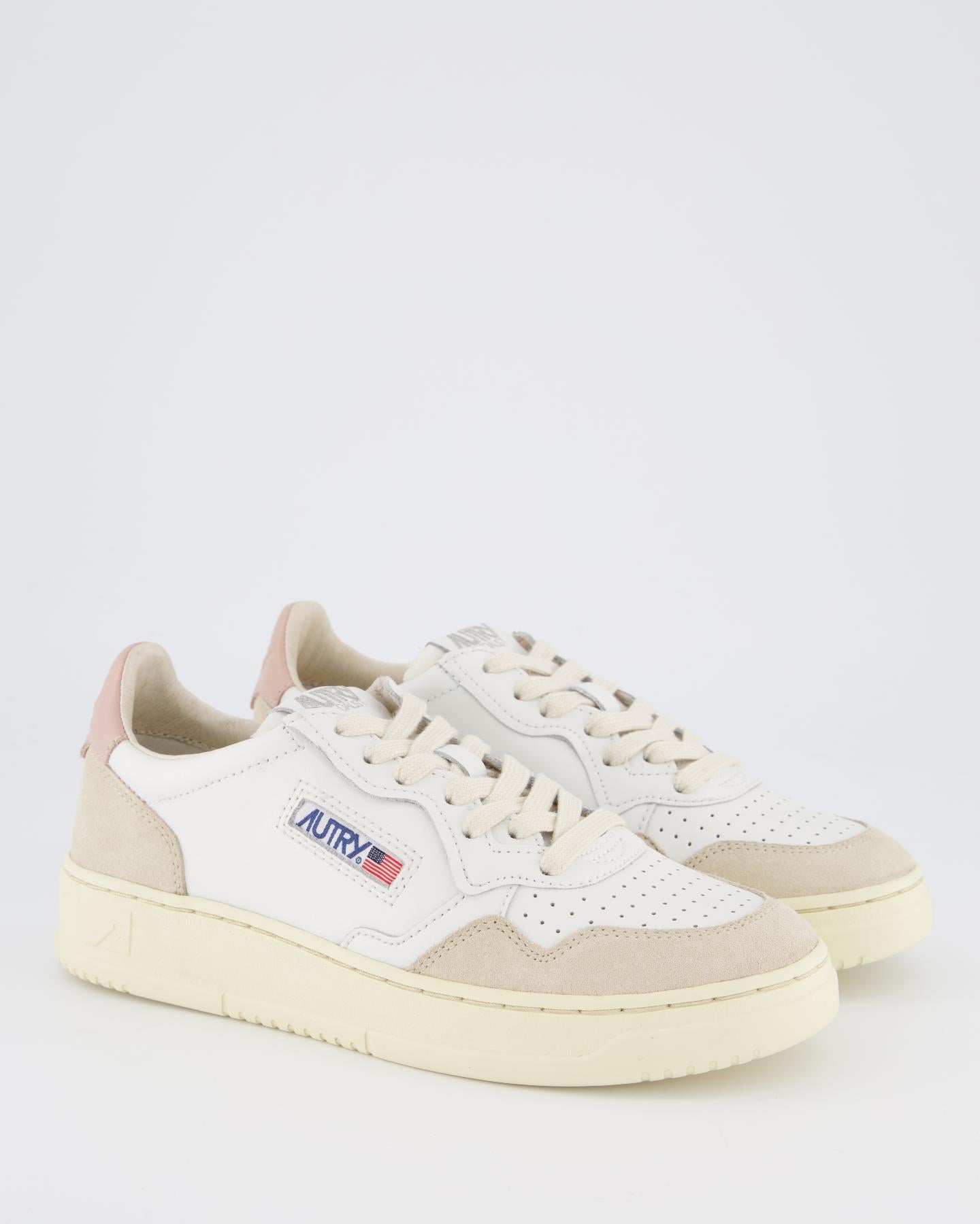Dames Medalist Sneaker Wit/Suede