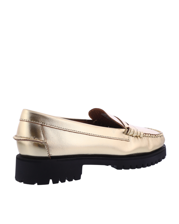 Dames Dan Metallic Loafer Goud