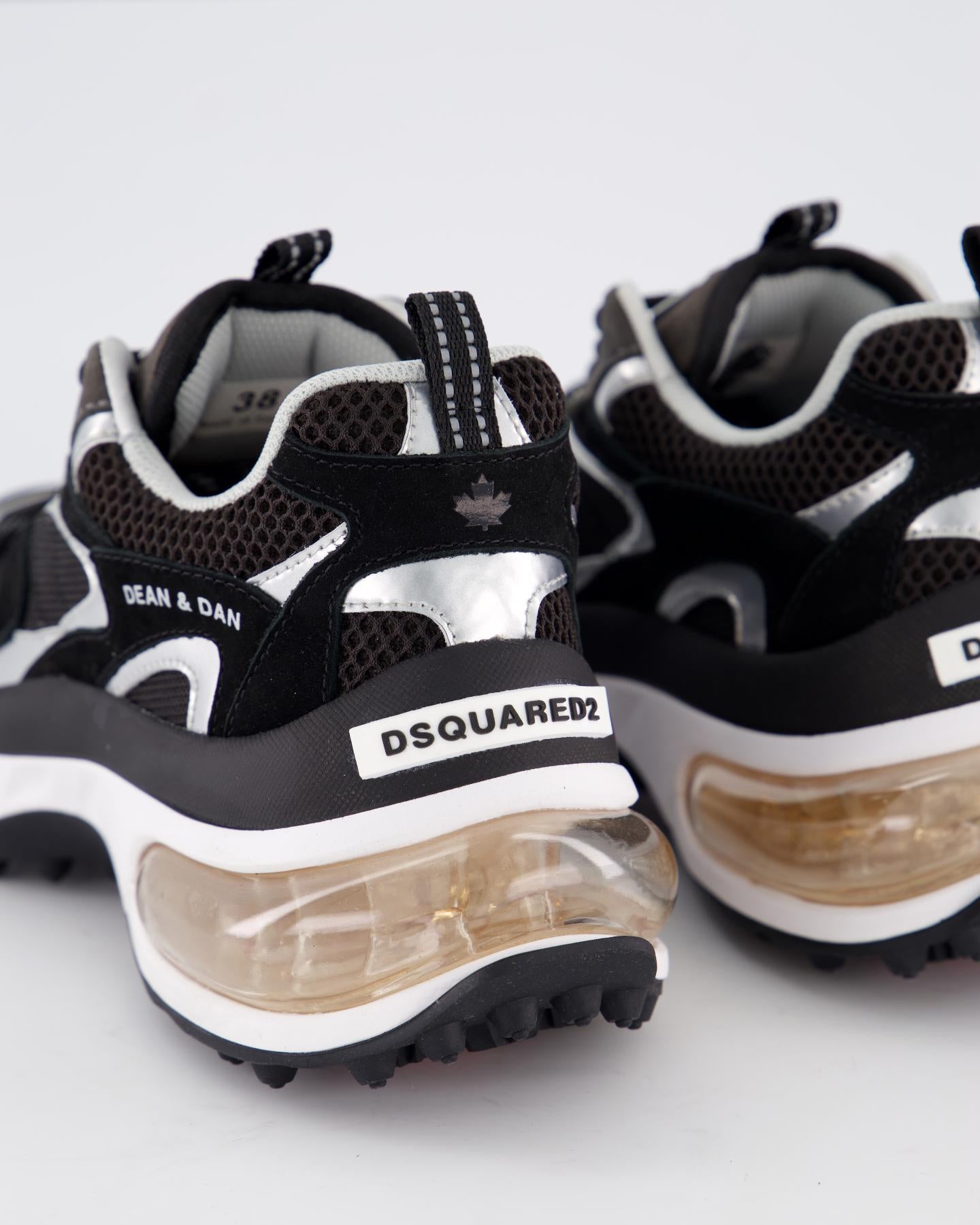 Dames Bubble Sneaker Zwart/Wit