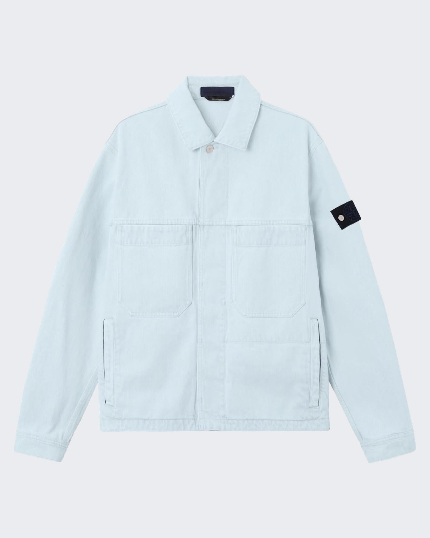 Heren LogoPatch Coach Jacket Blauw