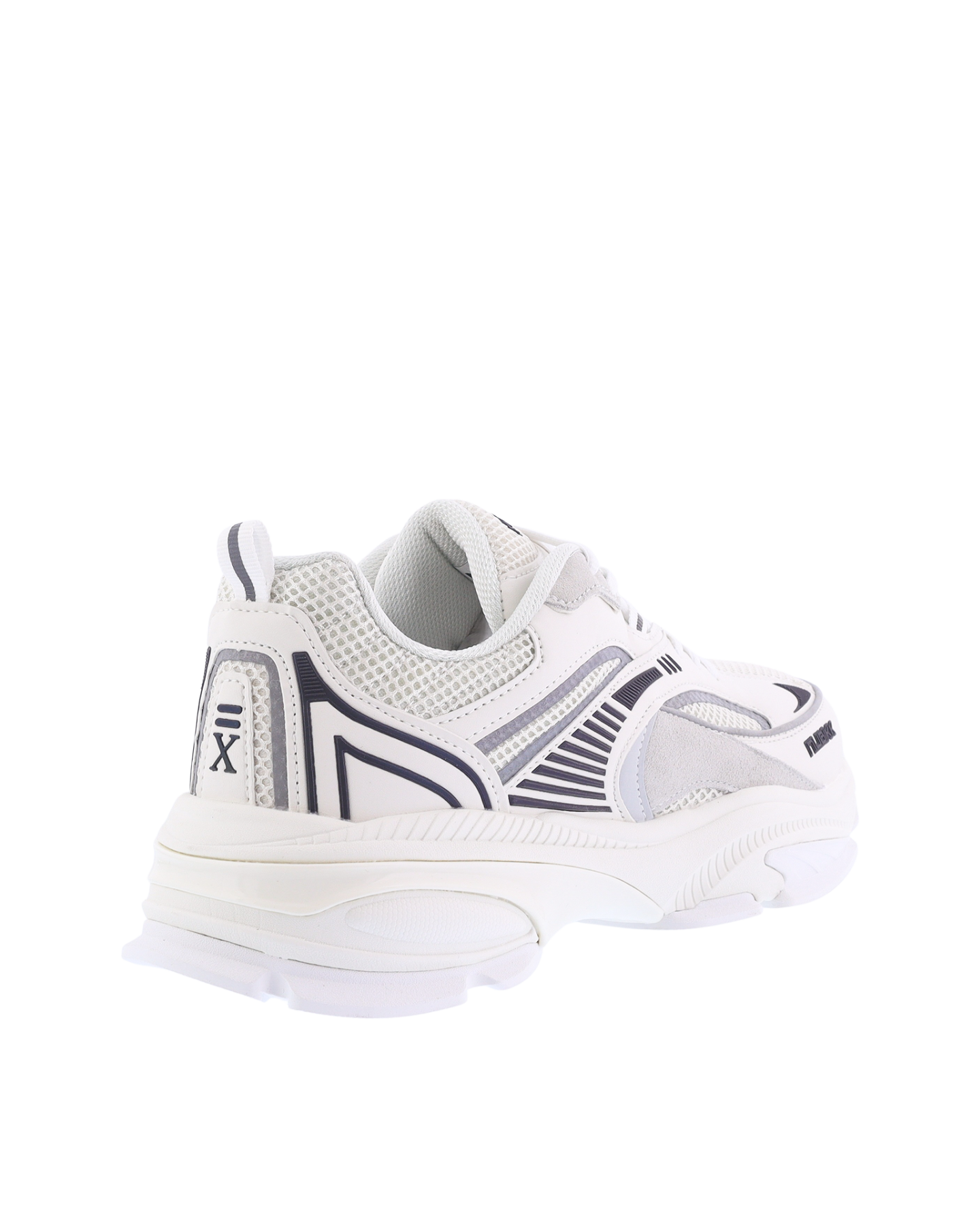 Heren Comet Runner Sneaker Wit/Grijs