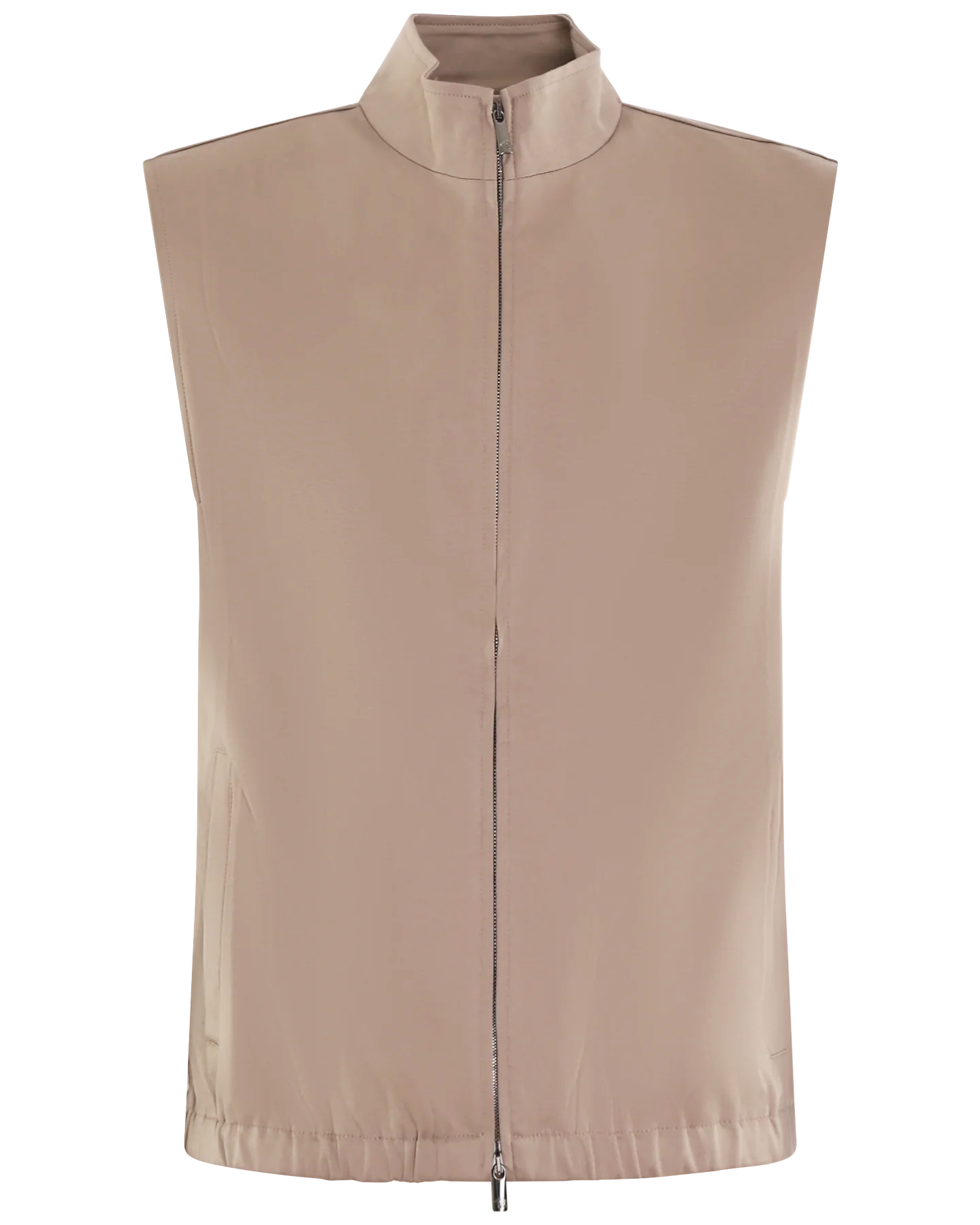 Heren Supima Bodywarmer Grijs/Beige
