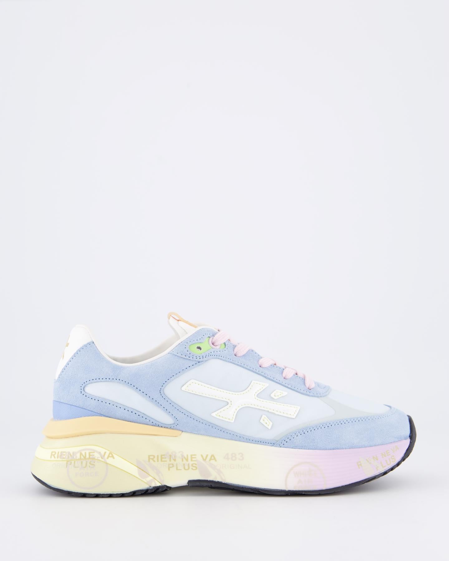 Dames Moerund Sneaker Blauw/Lila
