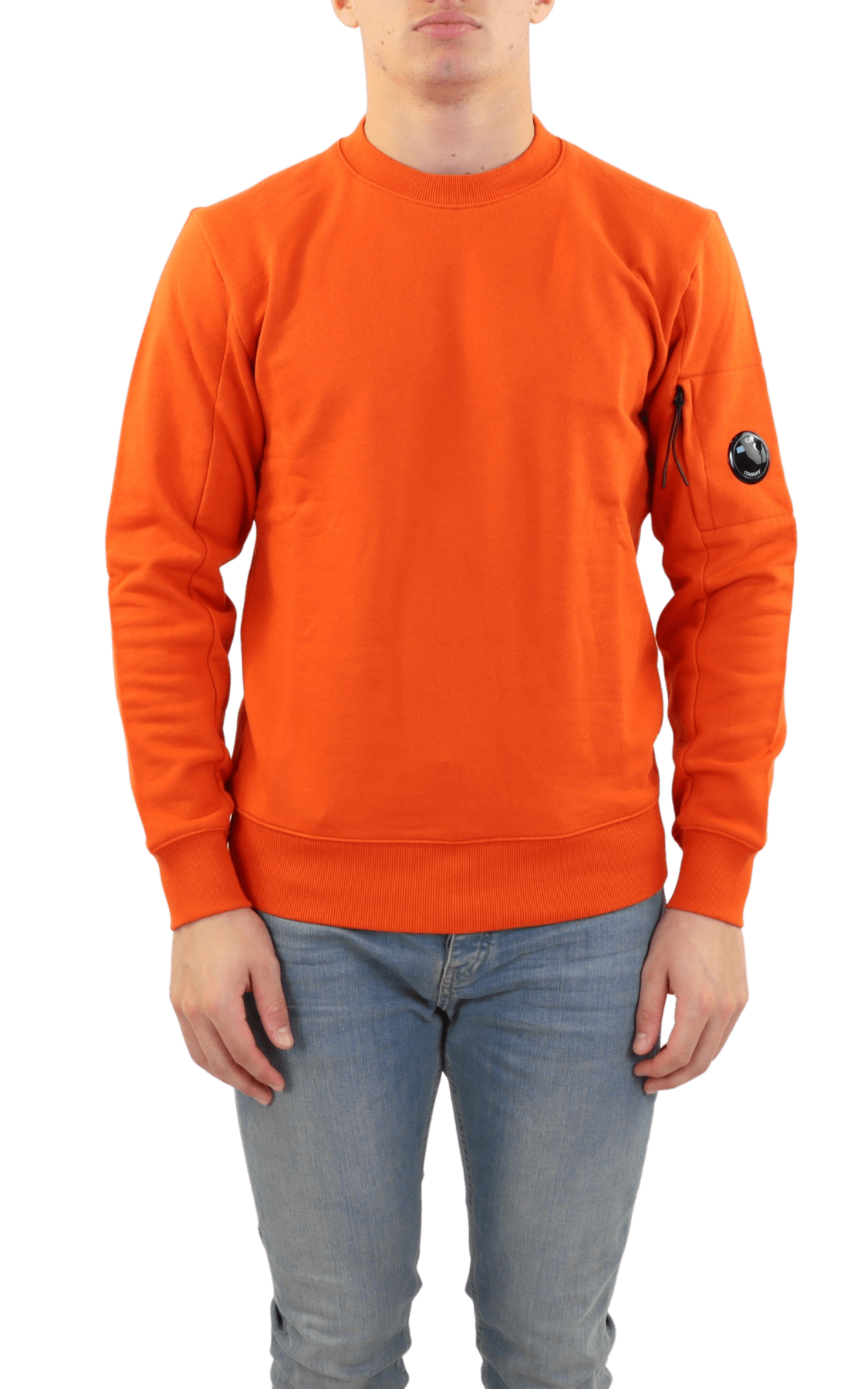 Heren Light Fleece Sweatshirt Oranje