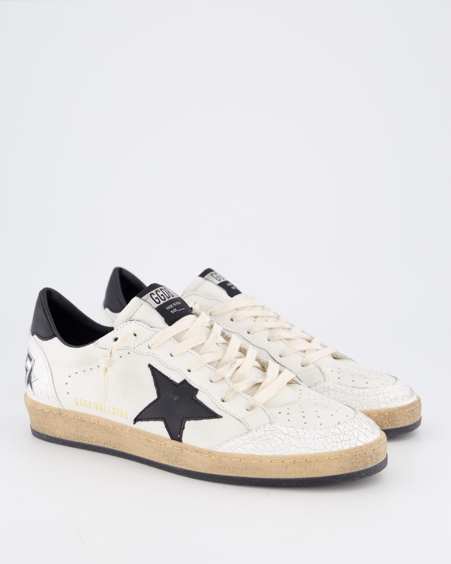 Heren Ball Star Sneaker Wit/Zwart