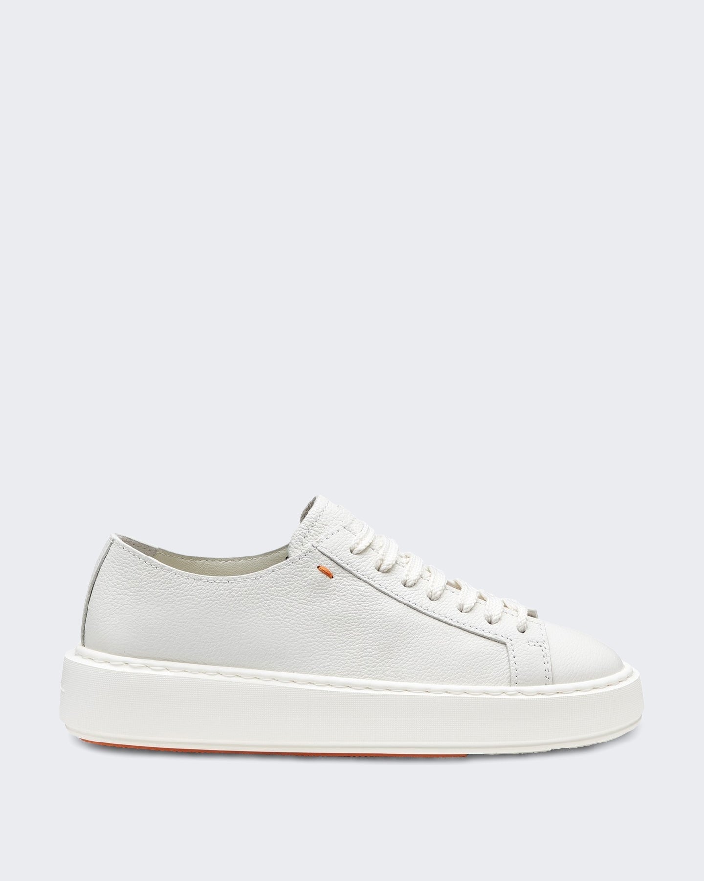 Santoni Dames Clean Sneaker Wit - Eleganza.nl
