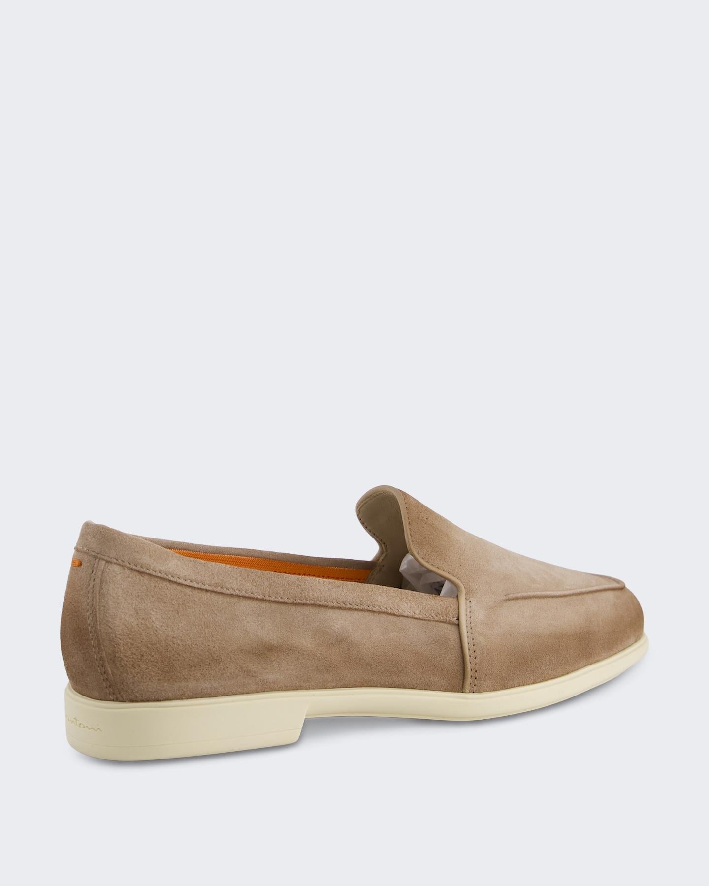 Santoni Dames Malibu Loafer Brown - Eleganza.nl