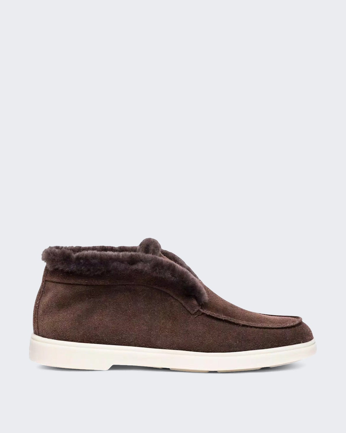 Santoni Dames Veterboot Fortune bruin - Eleganza.nl