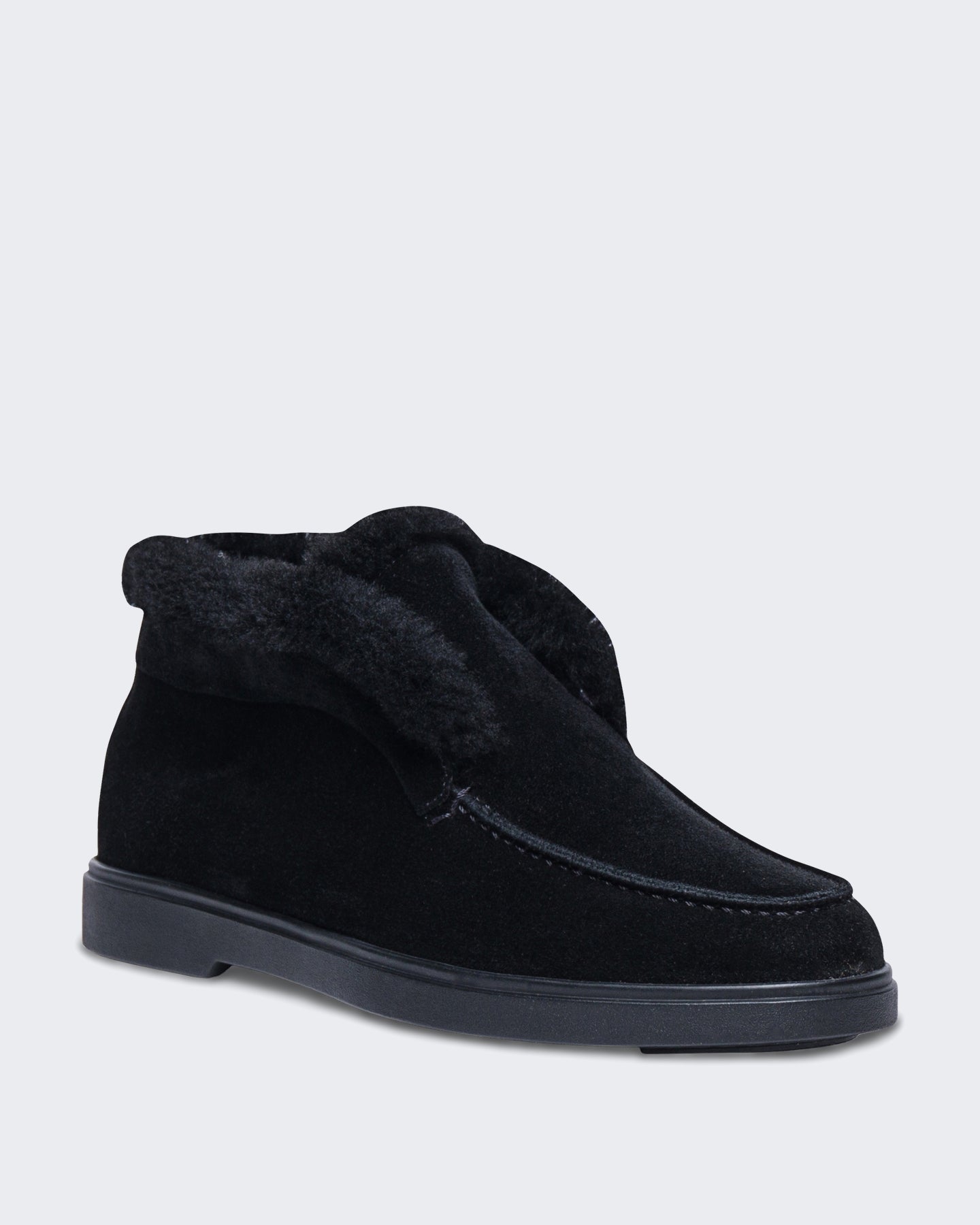 Santoni Dames Zwarte Leren Veterboot Fortune Zwart - Eleganza.nl