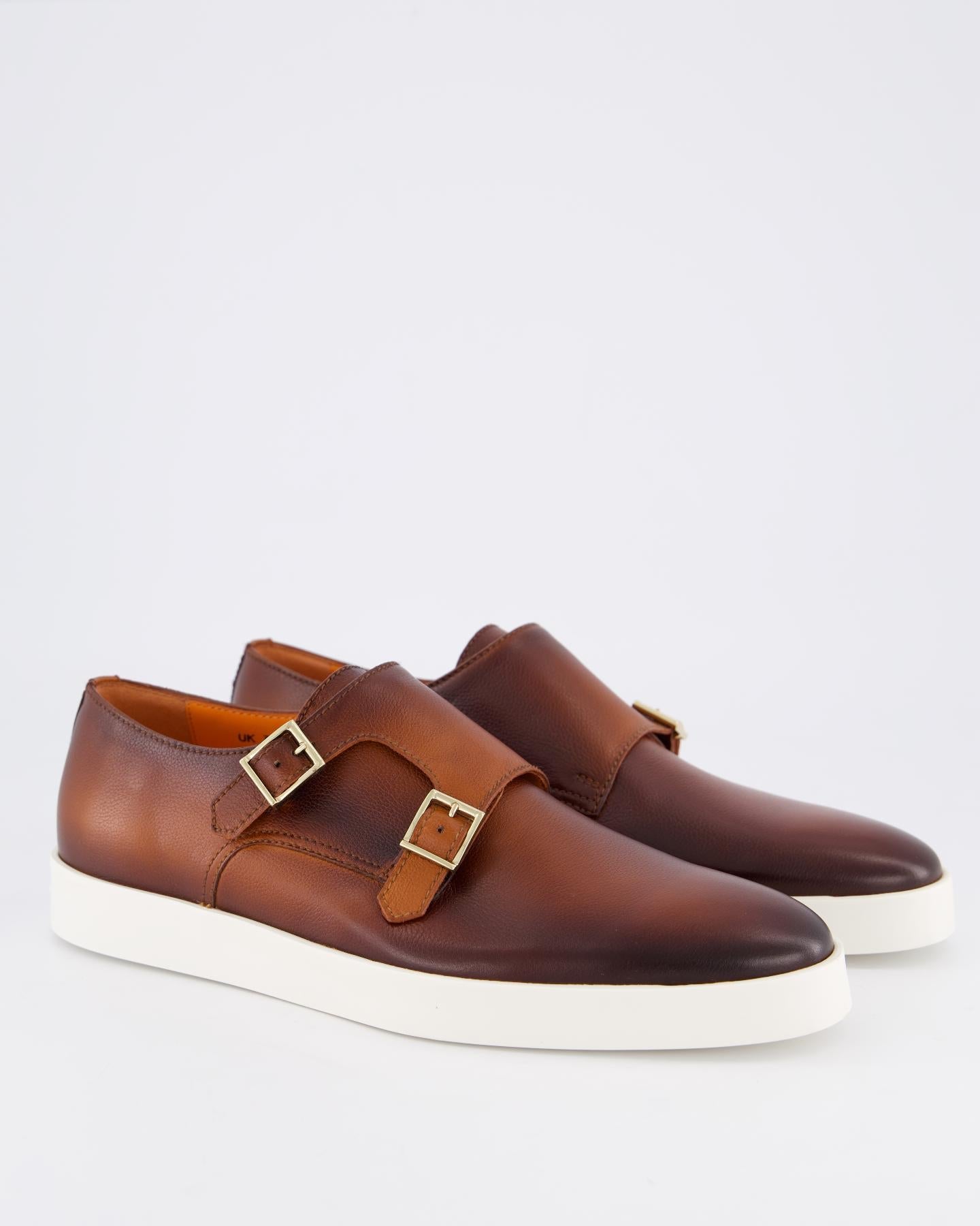 Santoni Heren Bankable Loafer Beige - Eleganza.nl