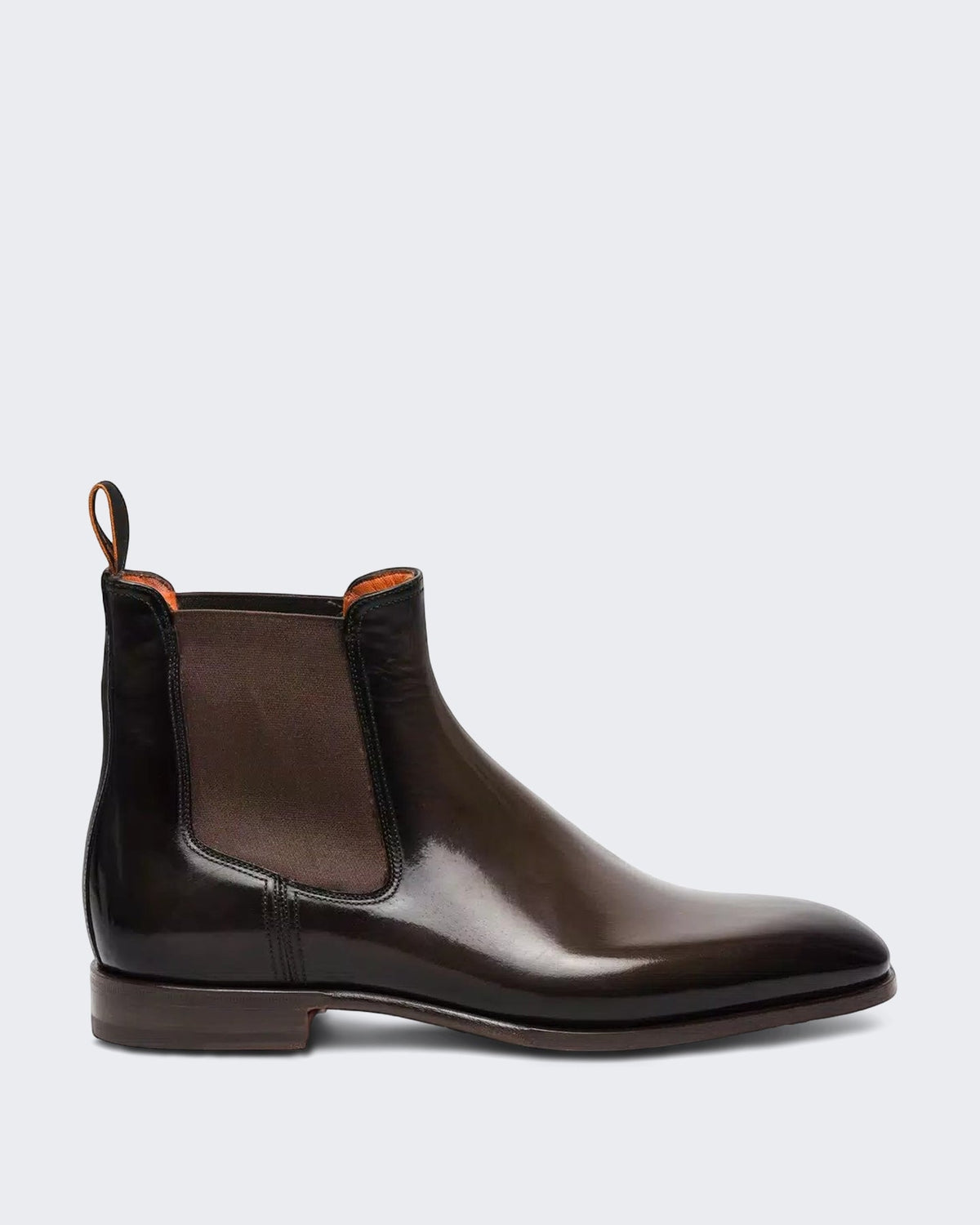 Santoni Heren Chelsea boot klassiek Bruin - Eleganza.nl
