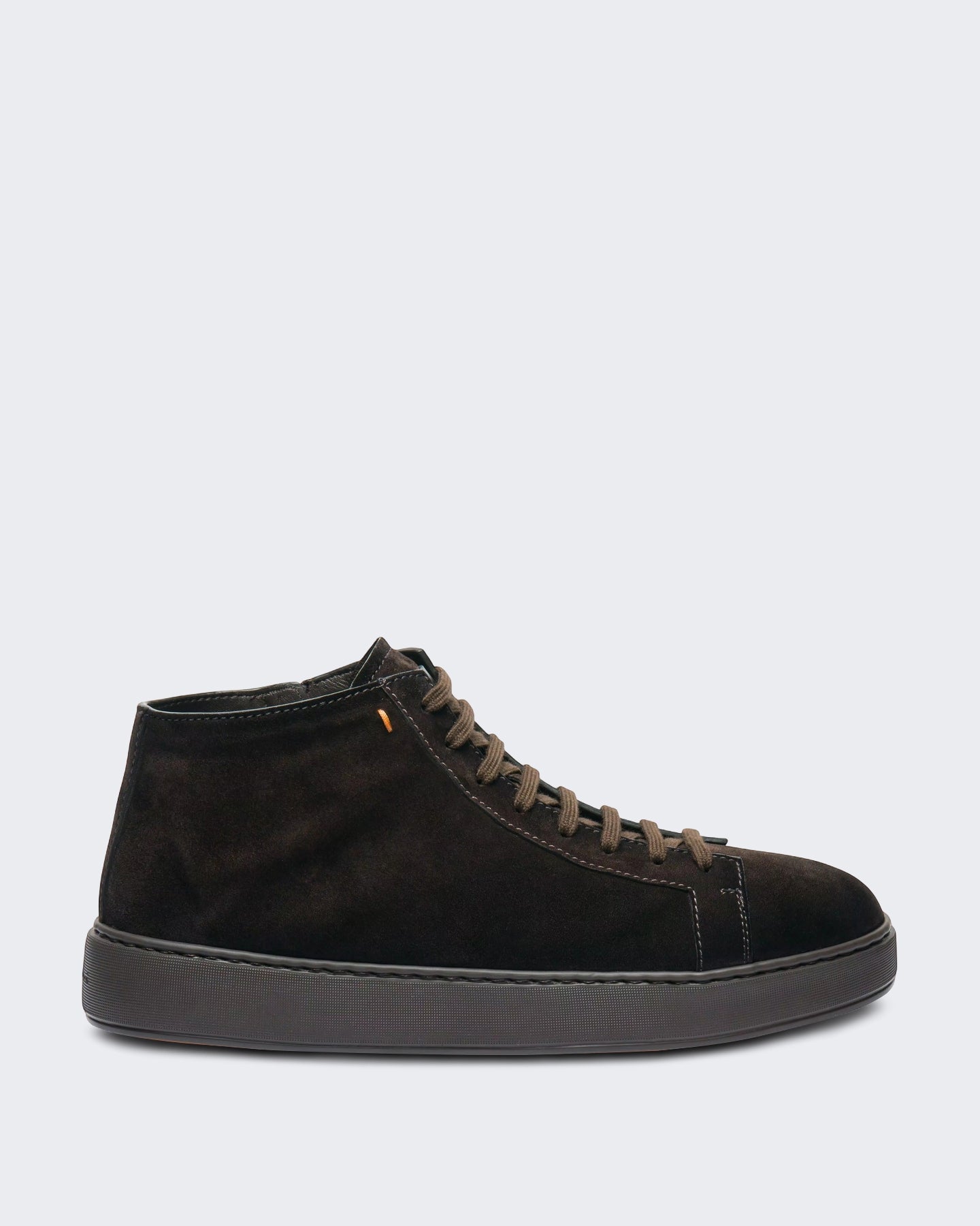 Santoni Heren Hoge sneaker bruin - Eleganza.nl