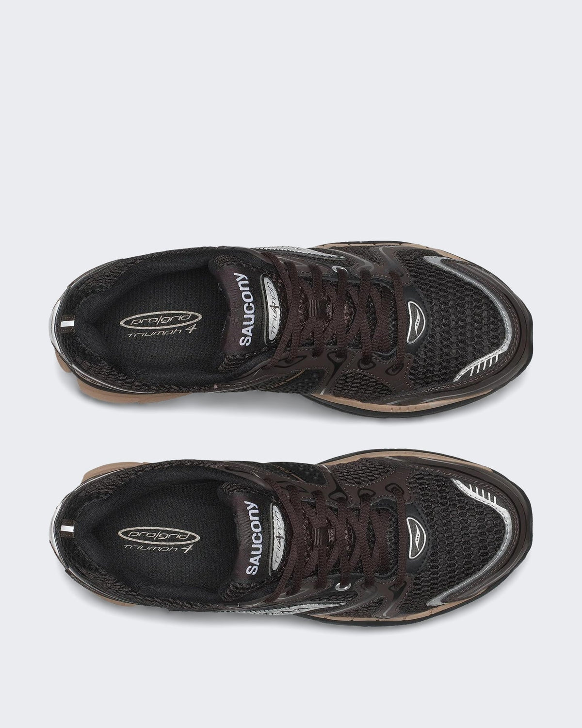 Saucony Dames Hardloopsneaker met premium demping Bruin - Eleganza.nl