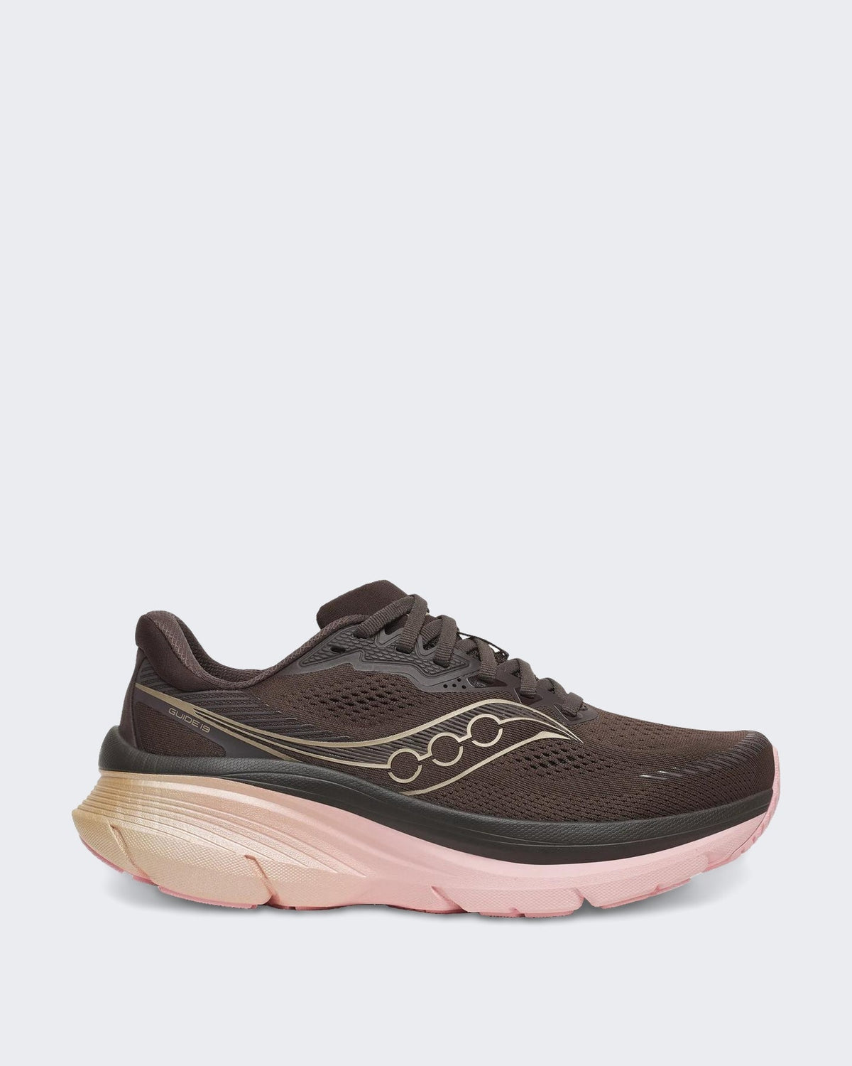 Saucony Unisex Hardloopsneaker met demping en stabiliteit Bruin - Eleganza.nl