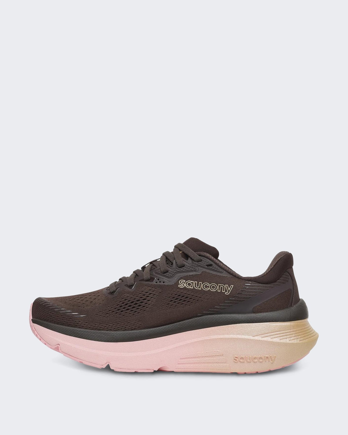 Saucony Unisex Hardloopsneaker met demping en stabiliteit Bruin - Eleganza.nl