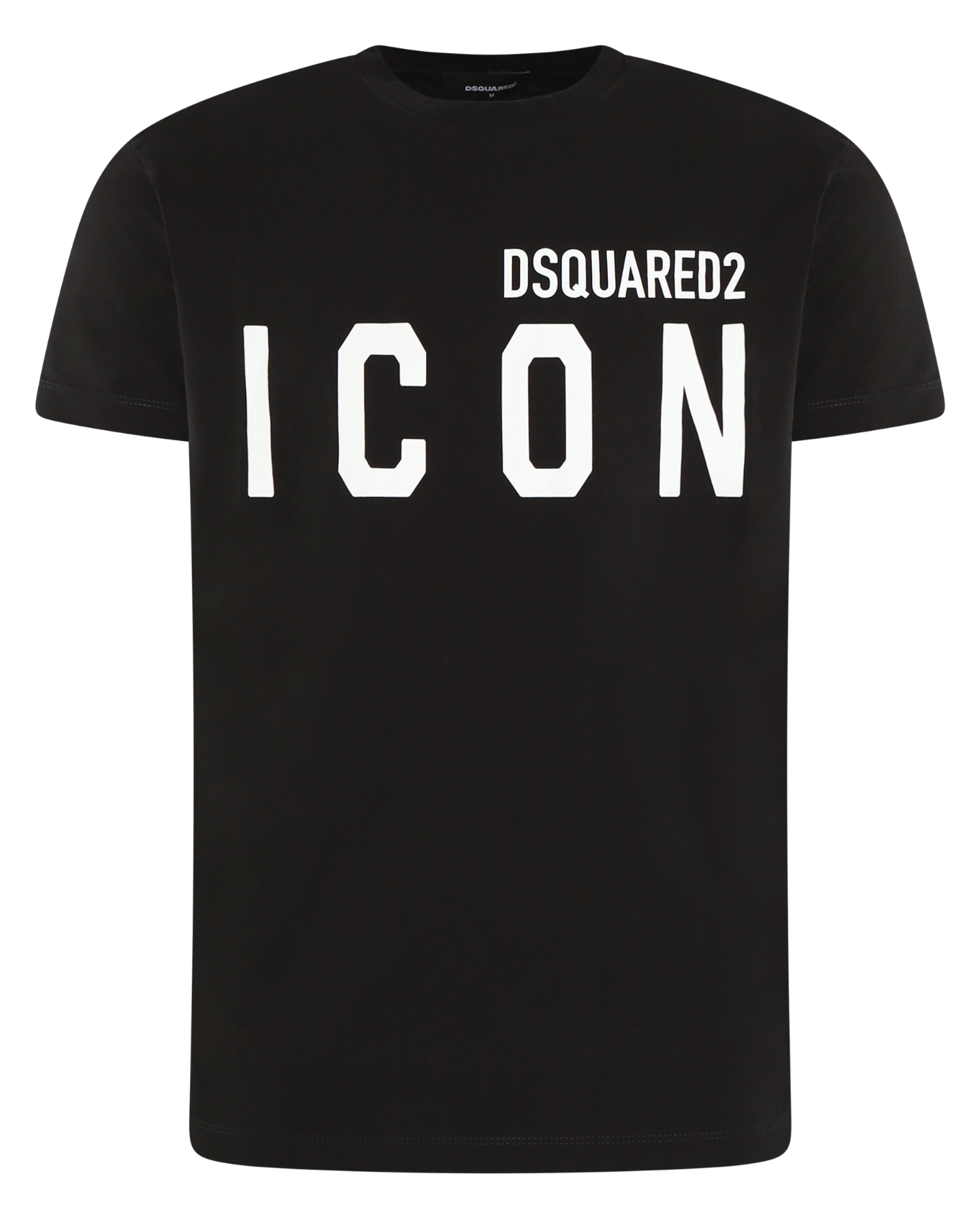 Dsquared2 Heren ICON Large T Shirt Zwart Eleganza